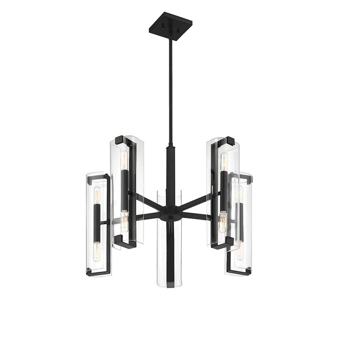 Savoy House Winfield 10-Light Chandelier, Matte Black