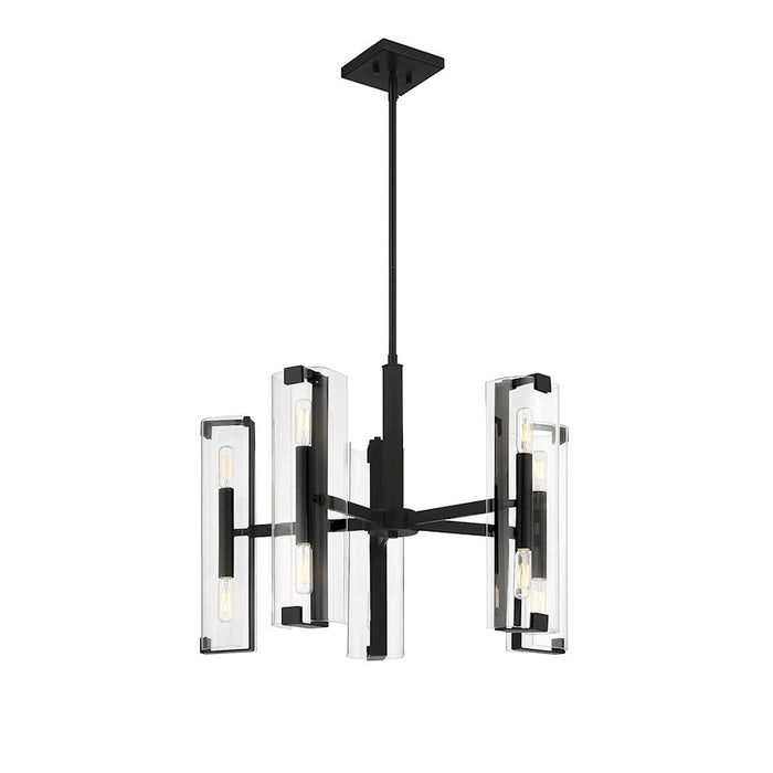 Savoy House Winfield 10-Light Chandelier, Matte Black