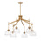 Savoy House Corbin 6-Light Chandelier, Warm Brass