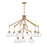 Savoy House Corbin 9-Light Chandelier, Warm Brass - 1-9842-9-322