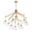 Savoy House Corbin 9-Light Chandelier, Warm Brass