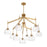 Savoy House Corbin 9-Light Chandelier, Warm Brass