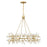 Savoy House Once 8 Light Chandelier, Spun Gold/Frosted - 1-9855-8-328