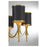 Savoy House Quincy 5Lt Chandelier, Black/Brass