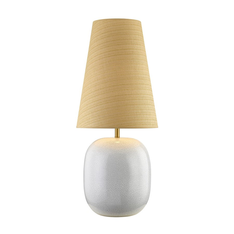 Savoy House Aurora 1 Lt Table Lamp, White/Beige