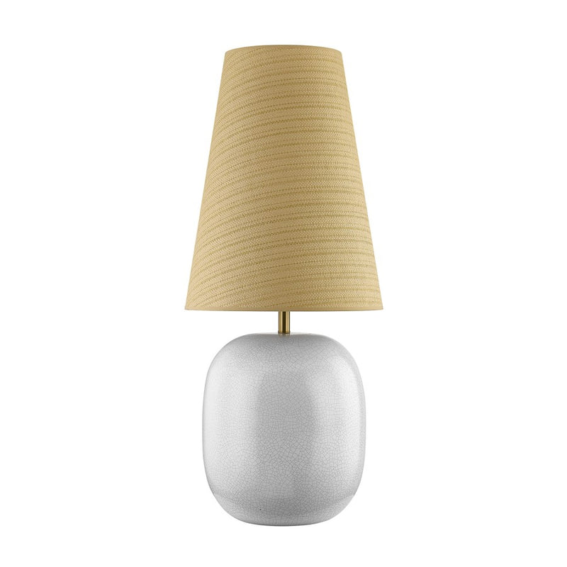 Savoy House Aurora 1 Lt Table Lamp, White/Beige