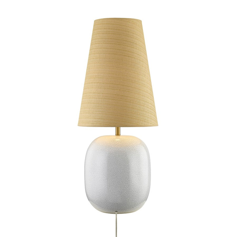 Savoy House Aurora 1 Lt Table Lamp, White/Beige