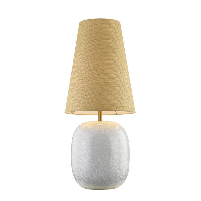 Savoy House Aurora 1 Lt Table Lamp, White/Beige