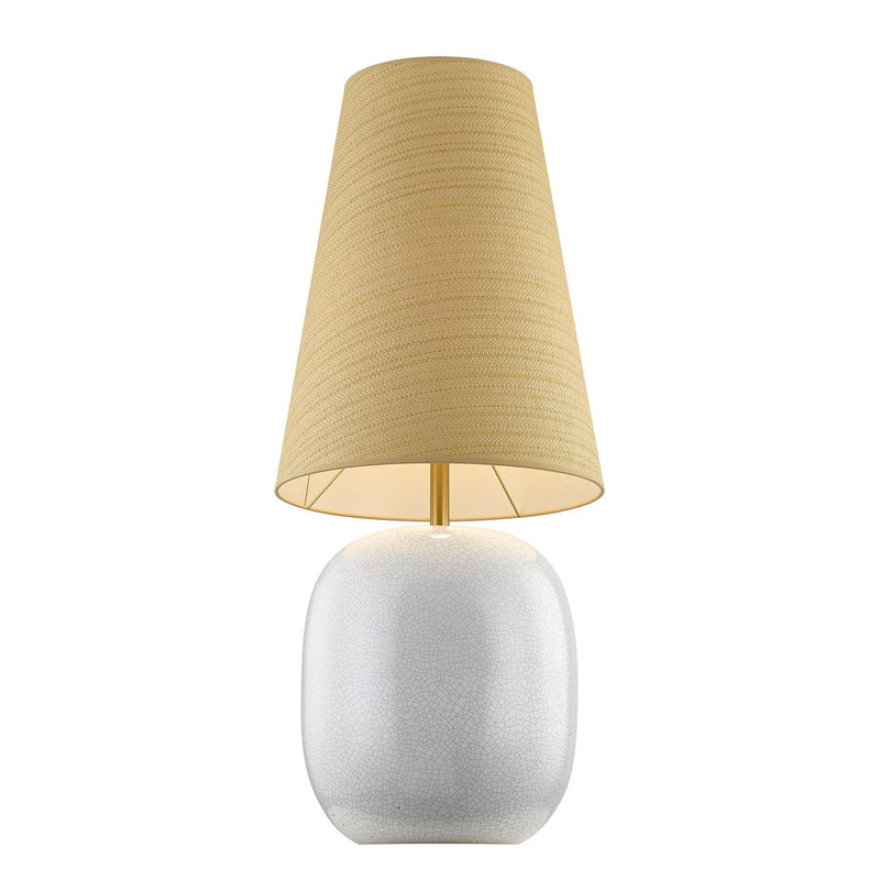 Savoy House Aurora 1 Lt Table Lamp, White/Beige