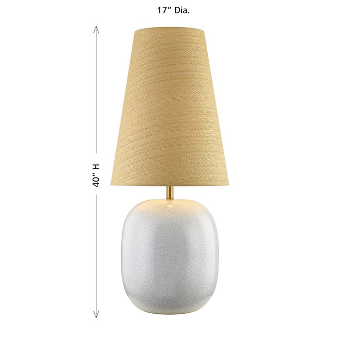 Savoy House Aurora 1 Lt Table Lamp, White/Beige