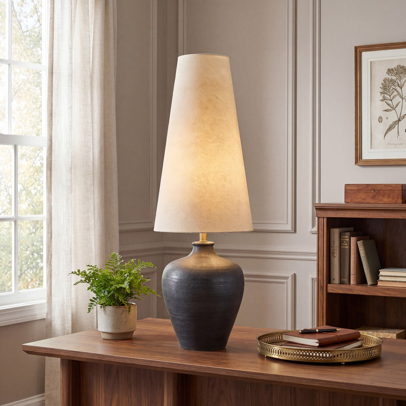 Savoy House Rory 1 Lt Table Lamp, Textured Beige