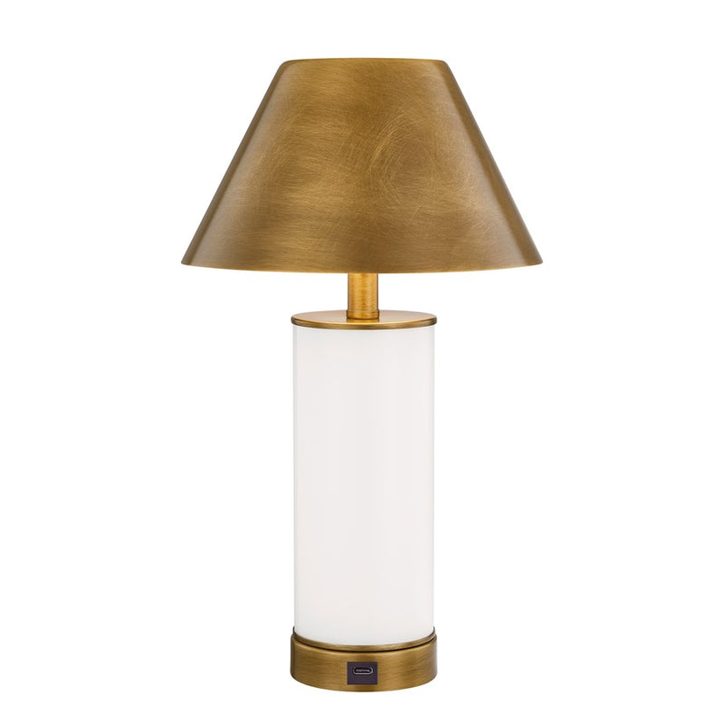 Savoy House Coco & Dash Molly Lt Table Lamp, Blanc De Blanc