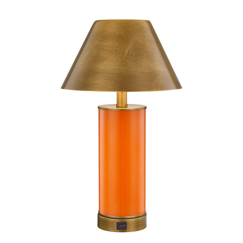 Savoy House Coco & Dash Molly Lt Table Lamp, Exuberance Orange