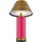 Savoy House Coco & Dash Molly Lt Table Lamp, Fuschia Rose