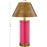 Savoy House Coco & Dash Molly Lt Table Lamp, Fuschia Rose