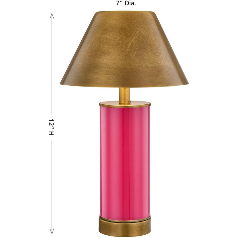 Savoy House Coco & Dash Molly Lt Table Lamp, Fuschia Rose