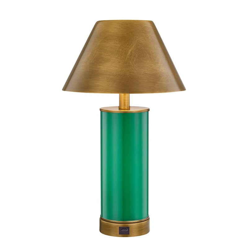 Savoy House Coco & Dash Molly Lt Table Lamp, Jolly Green