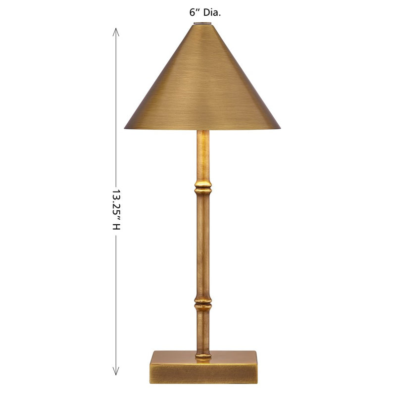 Savoy House Coco & Dash Mae Lt Table Lamp, Brass Bamboo