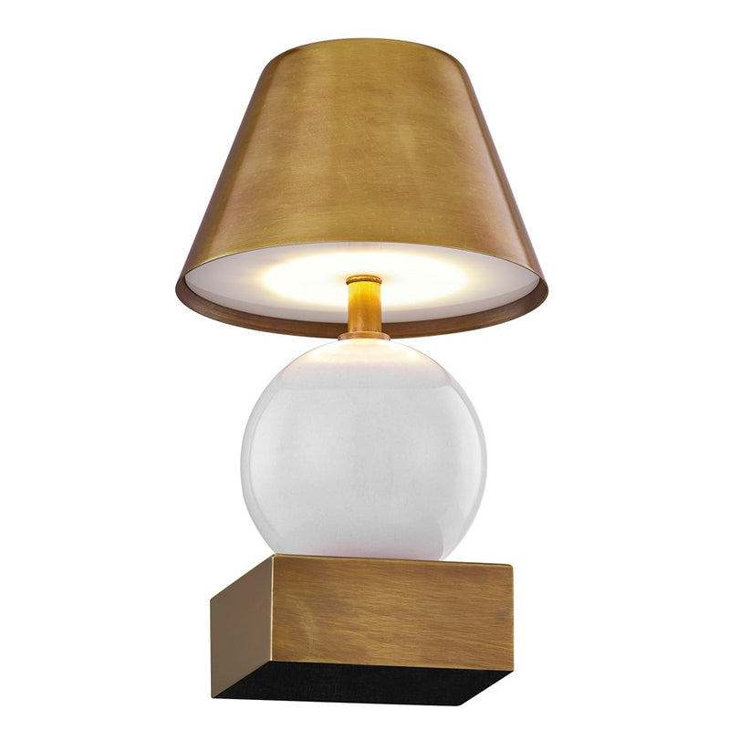 Savoy House Coco & Dash Silas Lt Table Lamp, Ceramic and Brass