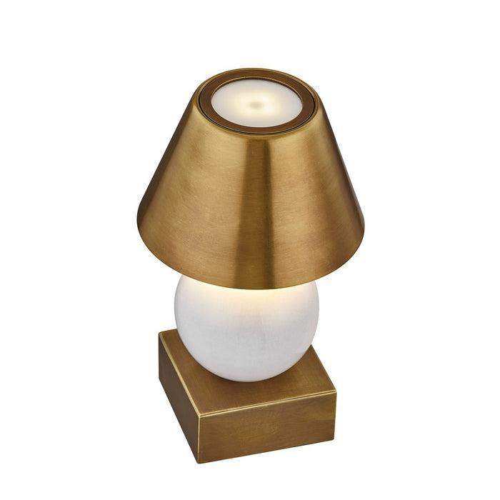 Savoy House Coco & Dash Silas Lt Table Lamp, Ceramic and Brass