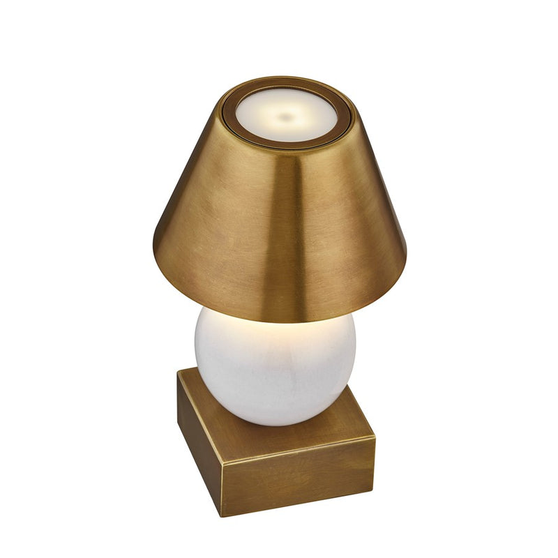 Savoy House Coco & Dash Silas Lt Table Lamp, Ceramic and Brass