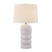 Savoy House Coco & Dash Wehunt 1 Lt Table Lamp, White - 11-CD15-WH