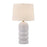Savoy House Coco & Dash Wehunt 1 Lt Table Lamp, White - 11-CD15-WH