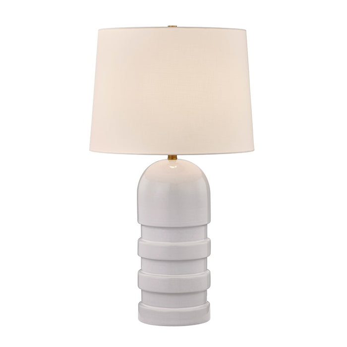 Savoy House Coco & Dash Wehunt 1 Lt Table Lamp, White - 11-CD15-WH
