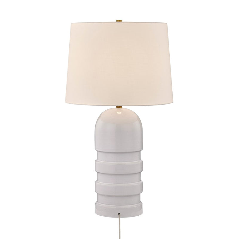 Savoy House Coco & Dash Wehunt 1 Lt Table Lamp, White