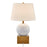Savoy House Coco & Dash Brumfield 1 Lt Table, Ceramic and Brass - 11-CD18-CB