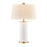 Savoy House Coco & Dash Melissa 1 Lt Table Lamp, Blanc de Blanc - 11-CD20-BDB