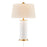 Savoy House Coco & Dash Melissa 1 Lt Table Lamp, Blanc de Blanc