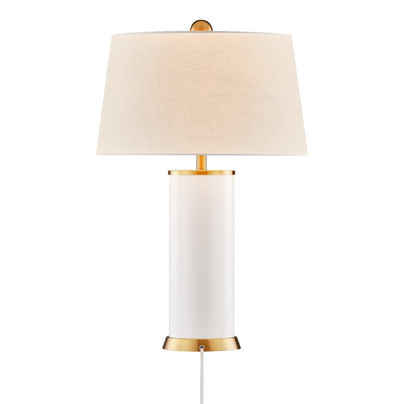 Savoy House Coco & Dash Melissa 1 Lt Table Lamp, Blanc de Blanc
