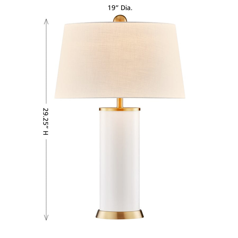 Savoy House Coco & Dash Melissa 1 Lt Table Lamp, Blanc de Blanc