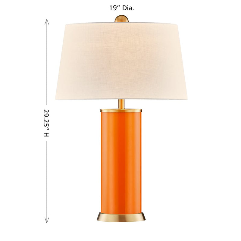 Savoy House Coco & Dash Melissa 1 Lt Table Lamp, Exuberance Orange