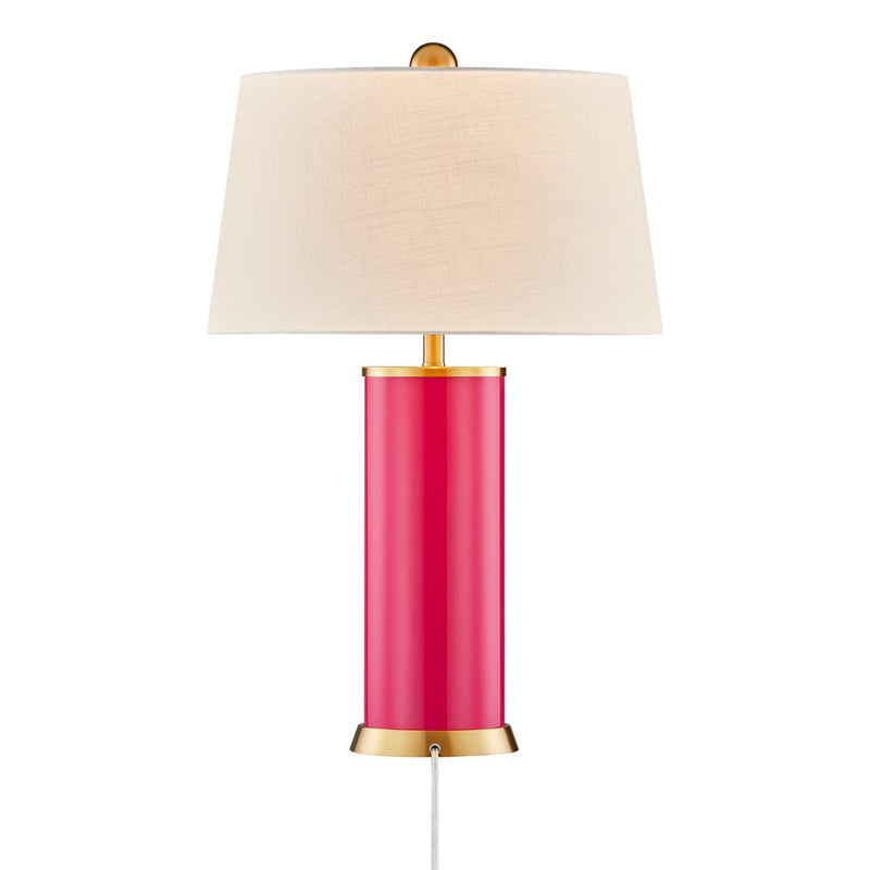 Savoy House Coco & Dash Melissa 1 Lt Table Lamp, Fuchsia Rose
