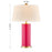 Savoy House Coco & Dash Melissa 1 Lt Table Lamp, Fuchsia Rose