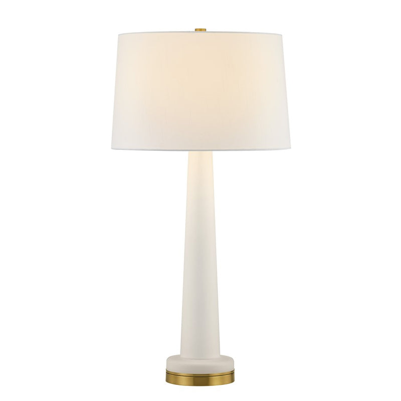 Savoy House Trenton 1 Lt Table Lamp, White - 11-DF01