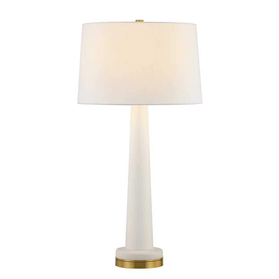 Savoy House Trenton 1 Lt Table Lamp, White - 11-DF01