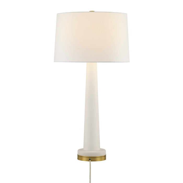 Savoy House Trenton 1 Lt Table Lamp, White