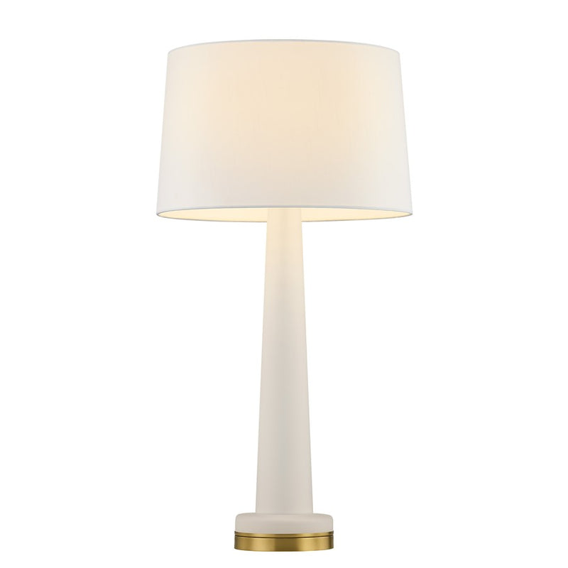 Savoy House Trenton 1 Lt Table Lamp, White