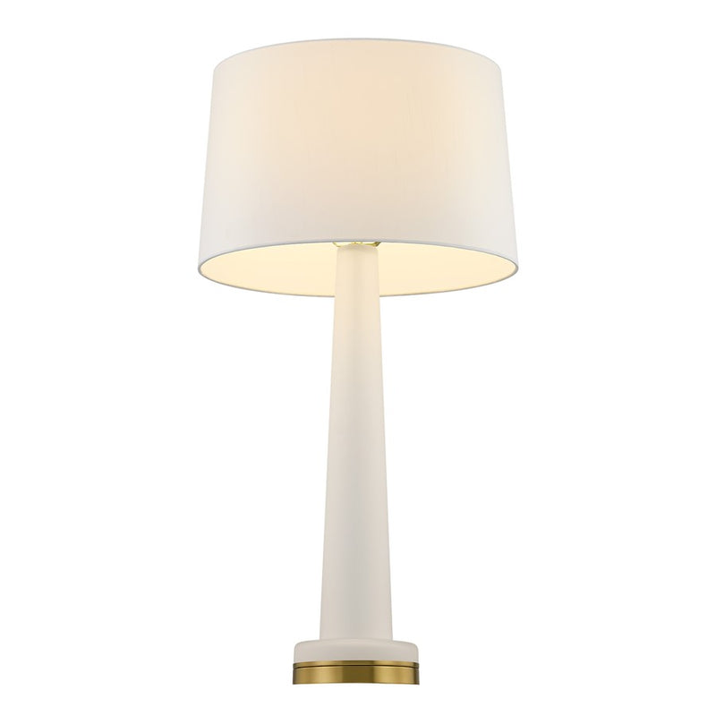 Savoy House Trenton 1 Lt Table Lamp, White