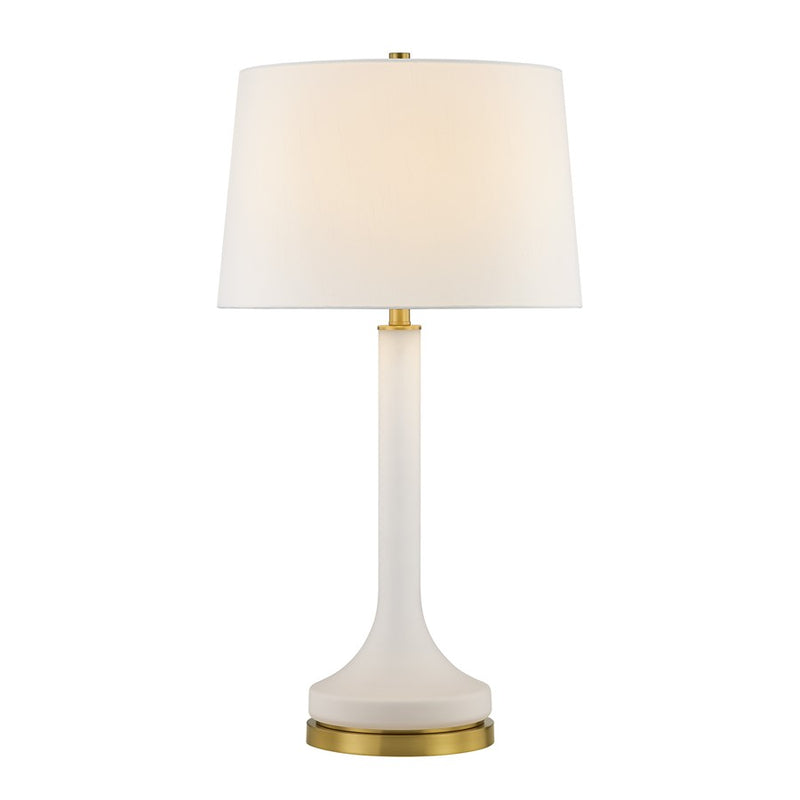 Savoy House Miramar 1 Lt Table Lamp, White - 11-DF02
