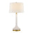 Savoy House Miramar 1 Lt Table Lamp, White - 11-DF02