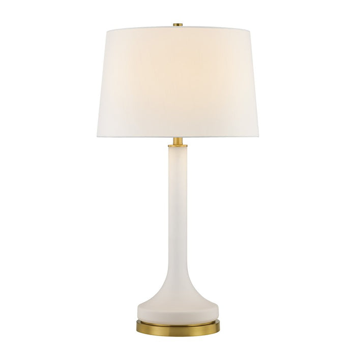 Savoy House Miramar 1 Lt Table Lamp, White - 11-DF02