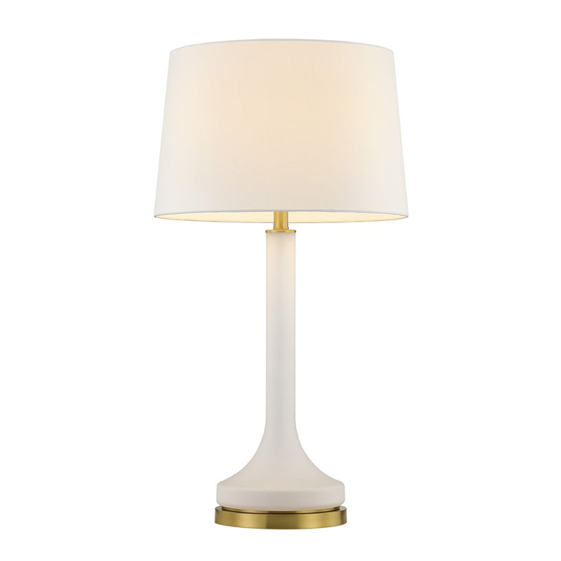 Savoy House Miramar 1 Lt Table Lamp, White
