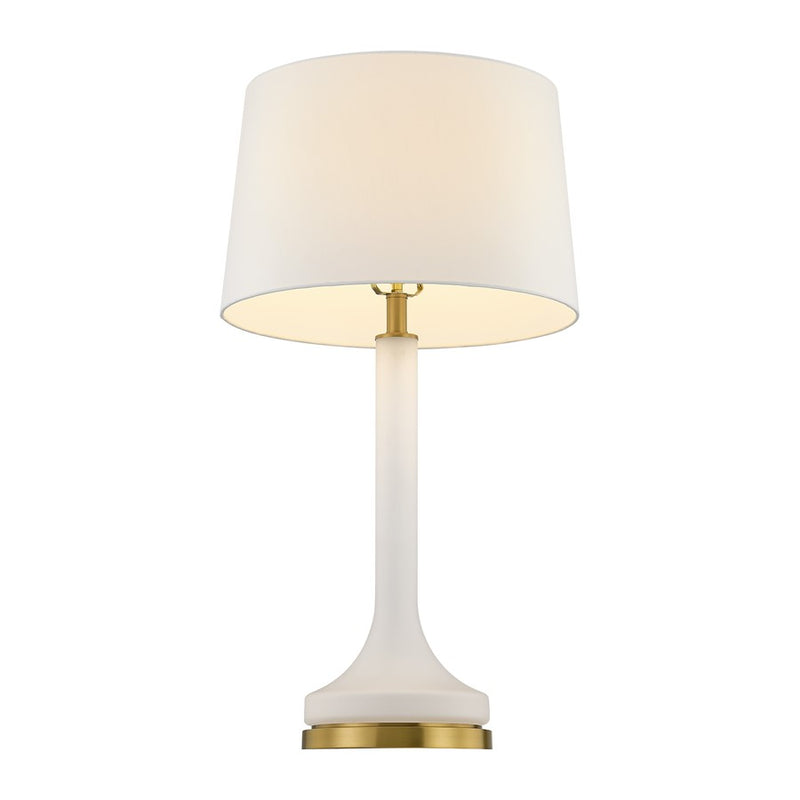 Savoy House Miramar 1 Lt Table Lamp, White
