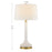Savoy House Miramar 1 Lt Table Lamp, White