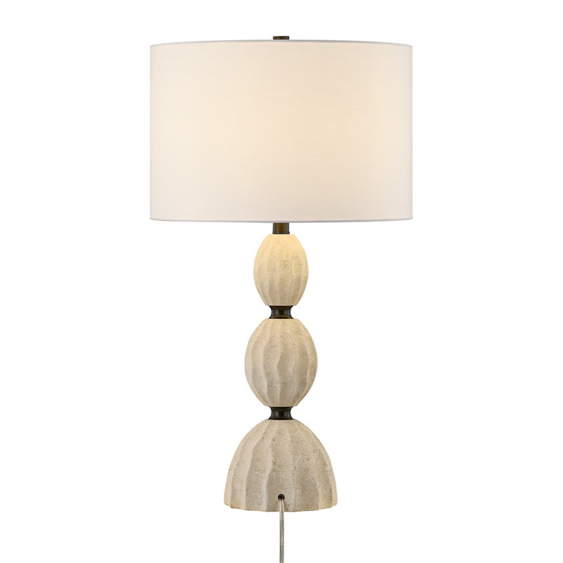 Savoy House Leiden 1 Lt Table Lamp, White