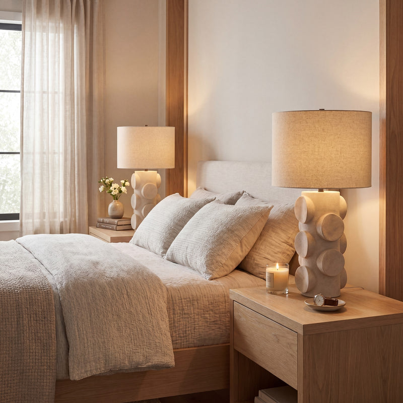 Savoy House Lanett 1 Lt Table Lamp, Beige